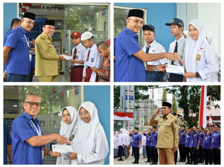 137 Anak Karyawan Perumda Air Minum Padang Raih Beasiswa, Wawako Maigus Nasir Apresiasi