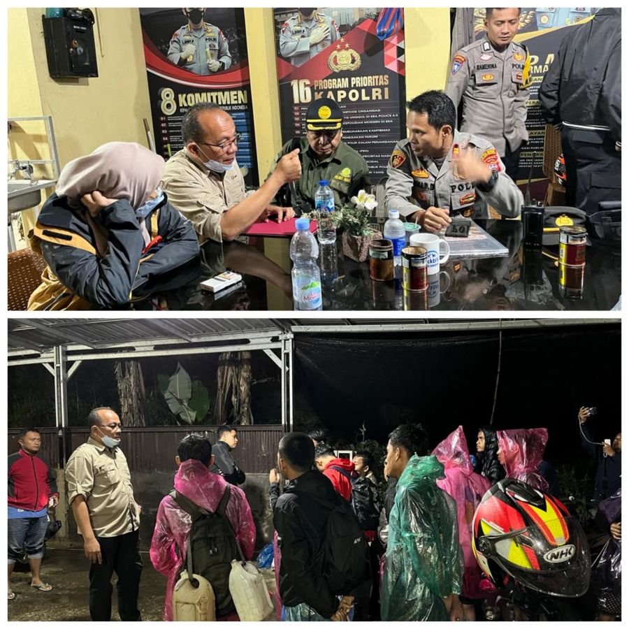 15 Pendaki Asal Medan Diamankan Petugas Patroli Gunung Singgalang