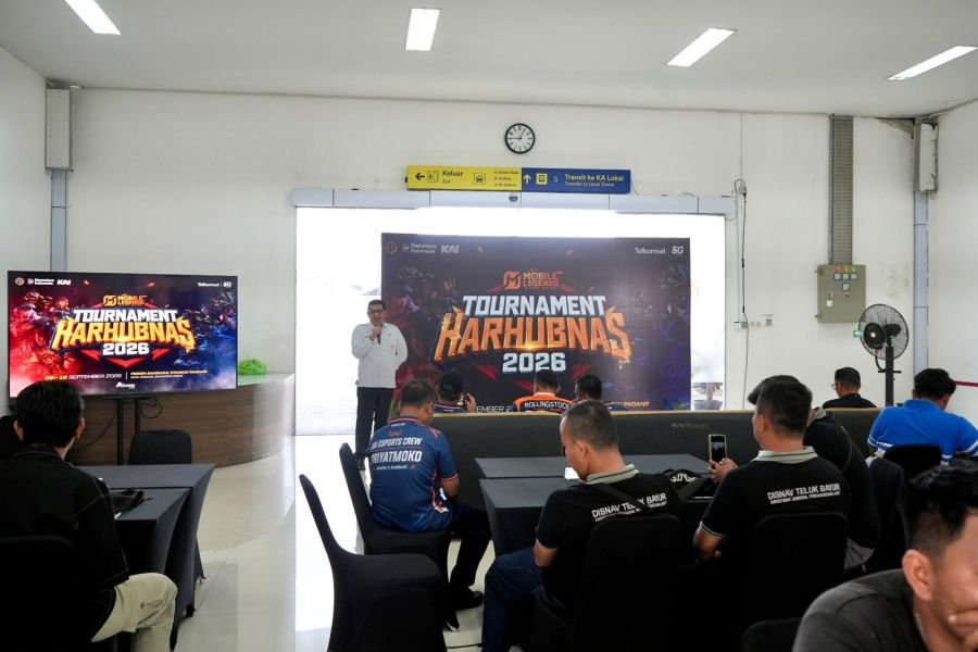 24 Tim Ramaikan Turnamen E-Sport Harhubnas di Stasiun Padang