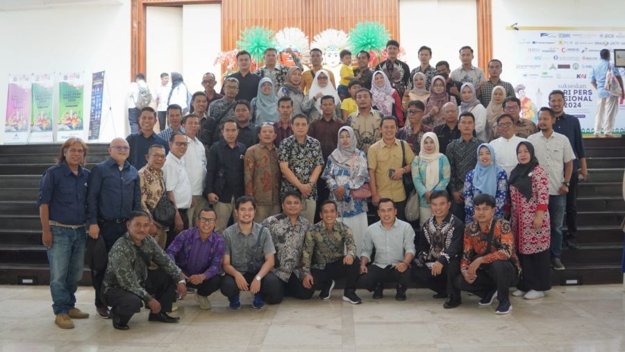 Diskominfo Dharmasraya bersama 34 Wartawan Hadiri Hari Pers Nasional di Jakarta
