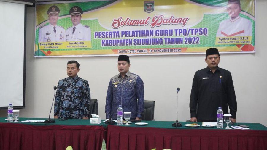 35 Guru TPQ/ TPSQ Sijunjung Ditingkatkan Kompetensi 