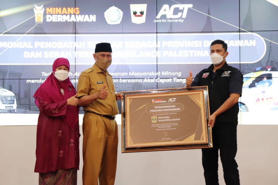 ACT Nobatkan Sumbar sebagai Provinsi Dermawan