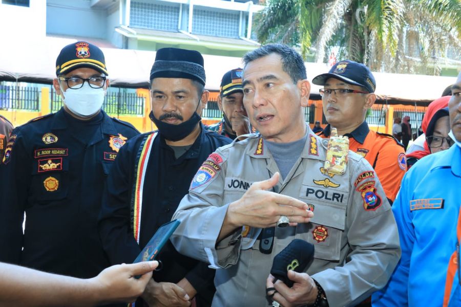 Akselerasi Vaksin Covid-19, Ditbinmas Polda Sumbar gelar Vaksinasi di GOR H. Agus Salim