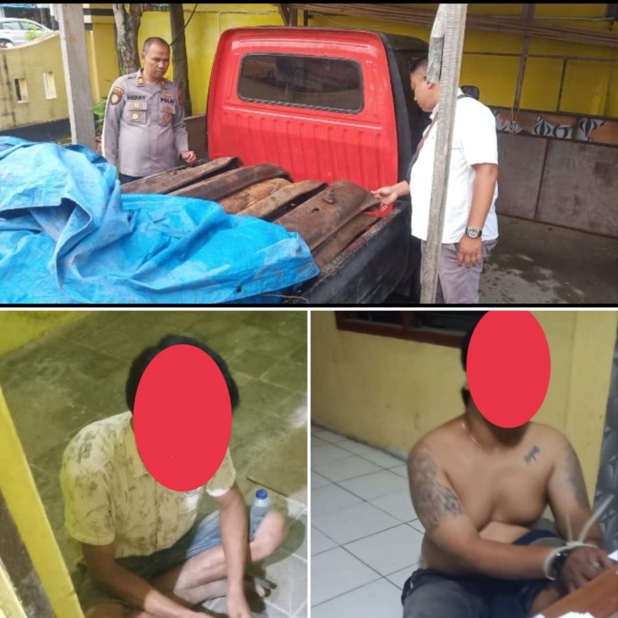 Aksi Kejar-kejaran, Polsek Muaro Kalaban Berhasil Tangkap Pelaku Pencurian Bantalan Rel KA