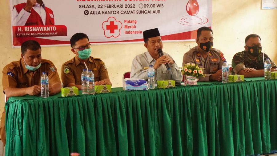 Antisipasi Kekurangan Stok Darah di Pasbar, PMI Sungai Aur Gelar Sosialisasi Donor Darah