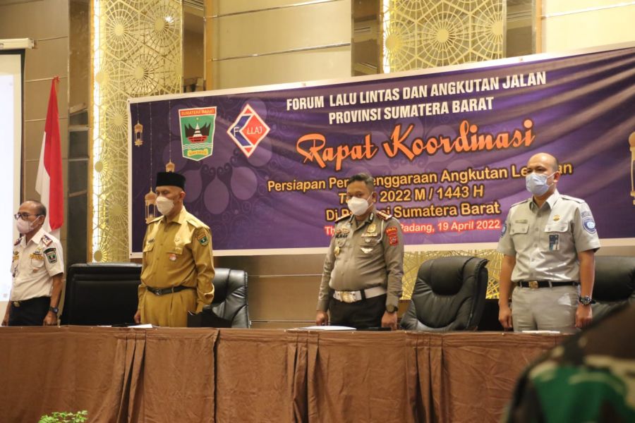 Antisipasi Lonjakan Pemudik, Gubernur Sumbar Buka Rakor Persiapan Angkutan Lebaran 1443 H