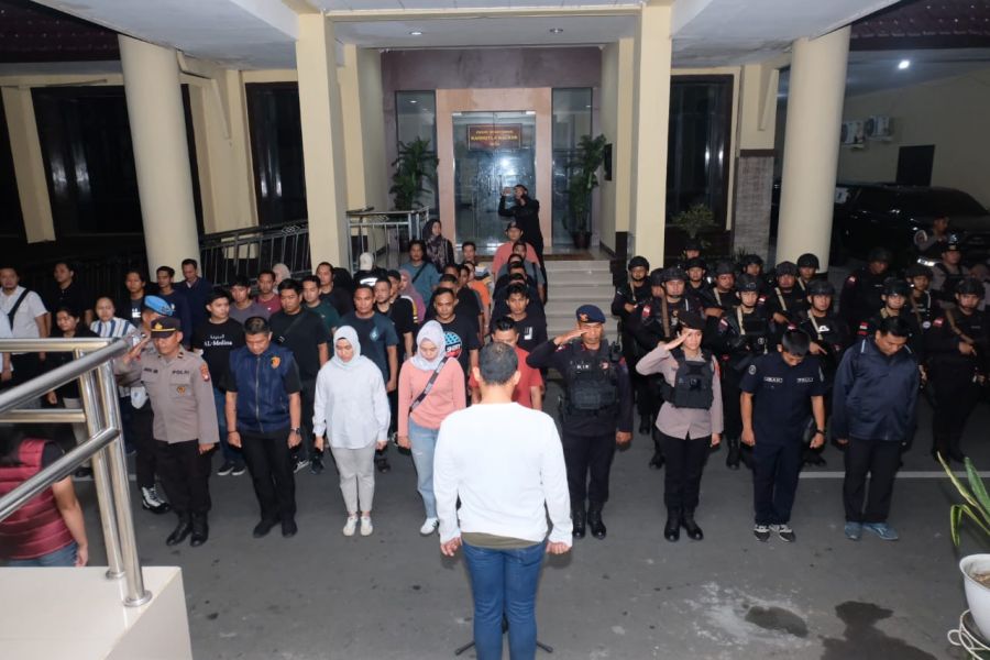 Apel Gabungan Berantas Premanisme : Langkah Tegas Polda Kalbar dalam Menjaga Kamtibmas