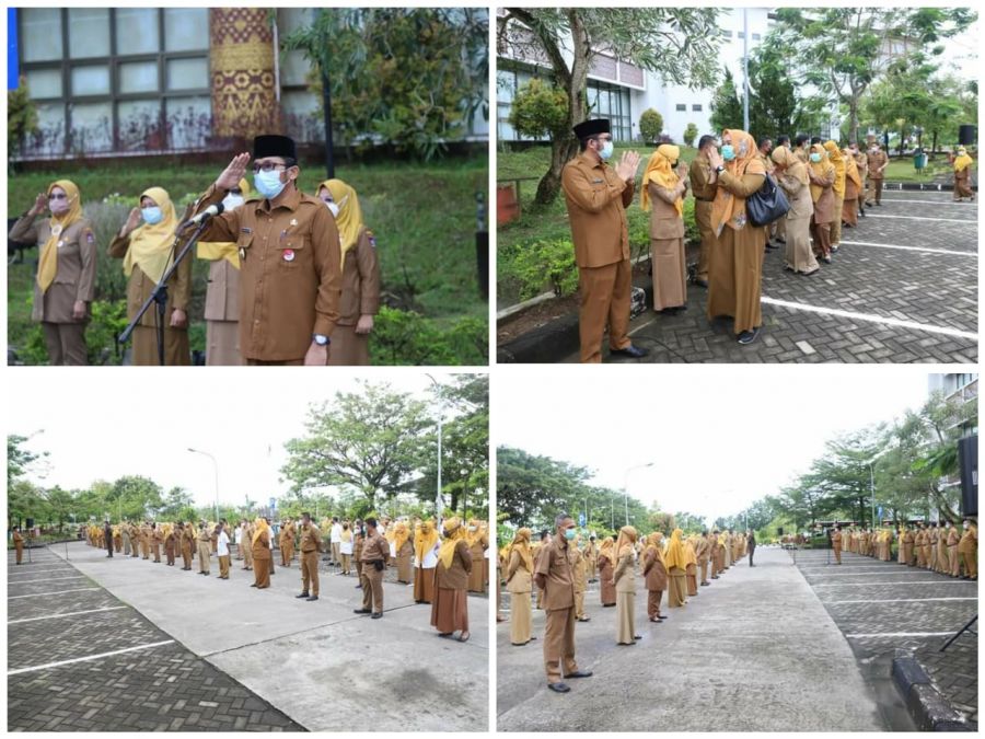 Apel Gabungan Idul Fitri, Wako Padang: Jadikan Ramadhan Lalu 'Bimtek' Perubahan Diri Lebih Baik