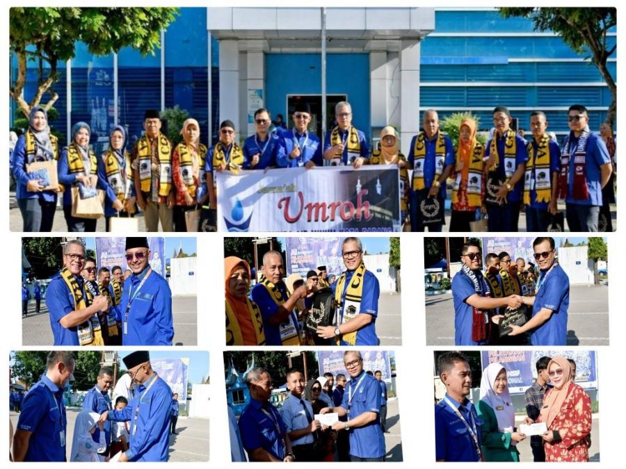 Apel Pagi Istimewa Perumda AM Kota Padang, Dirut Beri Hadiah untuk Anak Karyawan Berpestasi