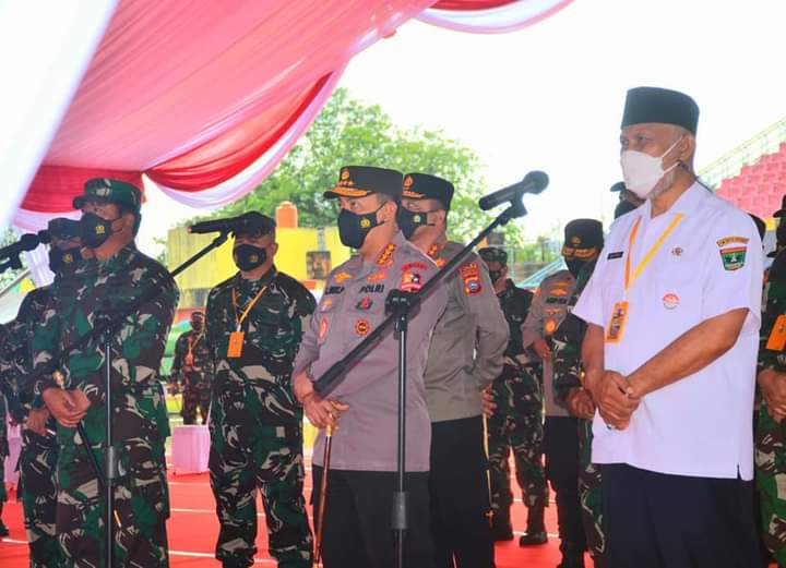 Arahan Kapolri ke Forkopimda Sumbar: Jaga Prokes Hingga Akselerasi Vaksinasi ke Lansia