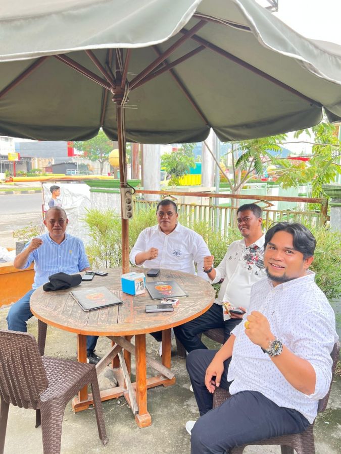 Bacalon Walikota Padang Dani Faizal Jalin Silaturahmi dengan Ketua DPC Gerindra Verry Mulyadi