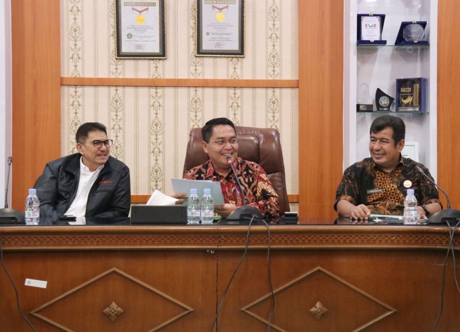 Bahas Persiapan Haji 2025, Kemenag Sumbar Terima Audiensi Lion Group