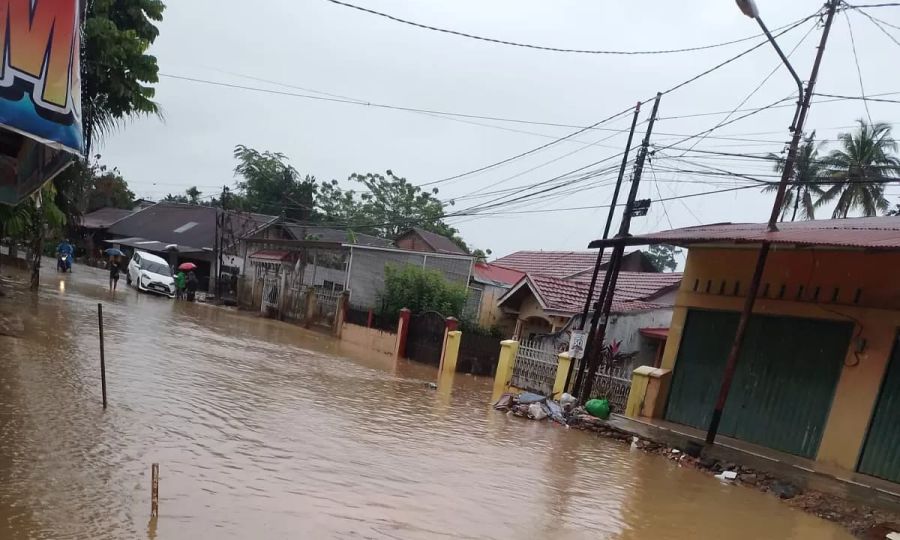 Banjir Genangan Nanggalo dan Kuranji Akibat Luapan Sungai Batang Kuranji
