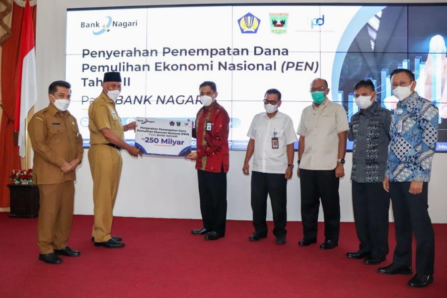 Bank Nagari Dapatkan Penempatan II Dana Pemulihan Ekonomi Nasional (PEN)
