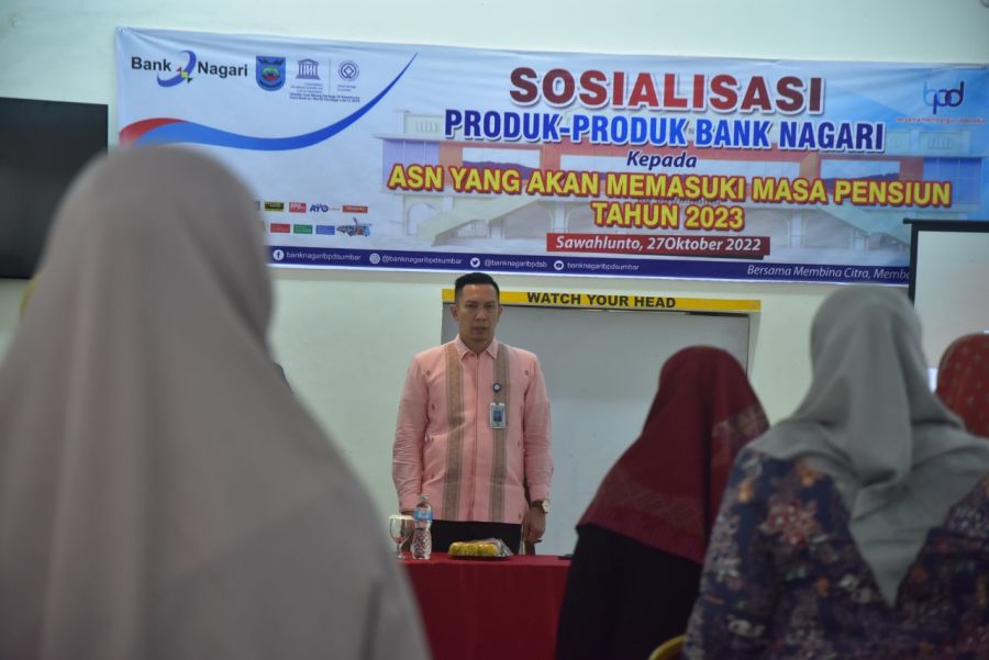 Bank Nagari Tawarkan Dukungan Untuk Pensiunan ASN Sawahlunto Lakukan Usaha Produktif