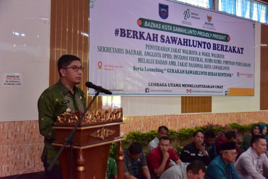 Bantu Masyarakat Terjerat Rentenir, Pemko Sawahlunto – BAZNas Luncurkan Gerakan Bebas Rentenir