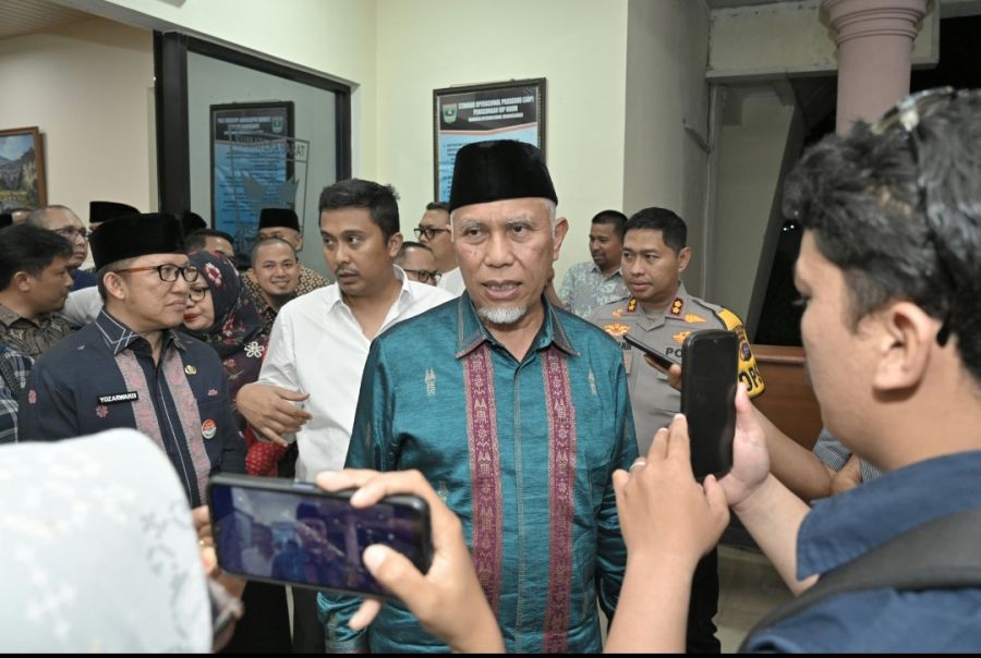 Baru Pulang Retret, Gubernur dan Wakil Gubernur Sumbar Langsung Ajak Kepala OPD Rapat