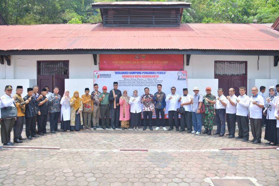 Bawaslu Kota Sawahlunto Luncurkan Kampung Pengawas Guna Mengawal Penyelenggara Pemilu