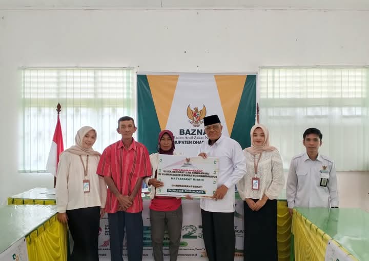 BAZNAS Dharmasraya Salurkan Bantuan Biaya Berobat di Rumah Sakit