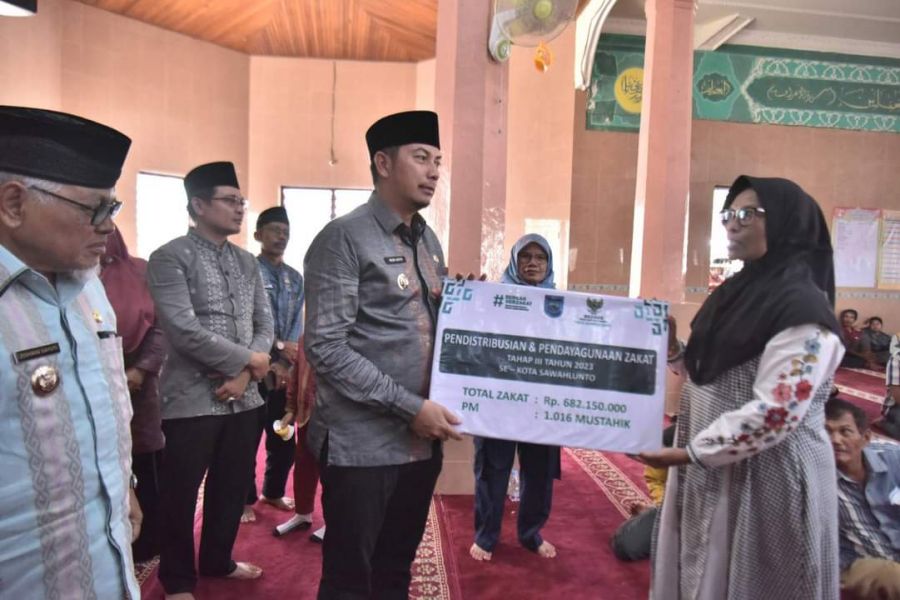 BAZNAS Sawahlunto Berhasil Kumpulkan Zakat Sebesar 5,3 Miliar
