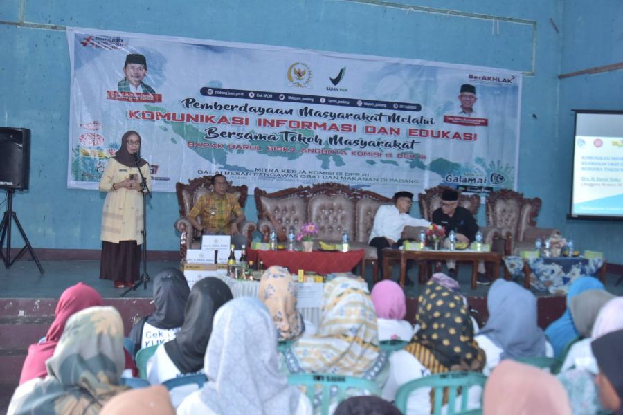 BB BPOM Padang Laksanakan Pemberdayaan Masyarakat di Kec. Talawi Guna Edukasi Obat dan Makanan