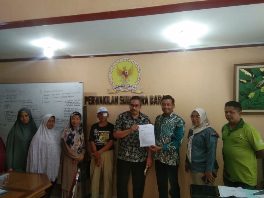 Belasan Warga Kuranji Mengadu ke Komnas HAM
