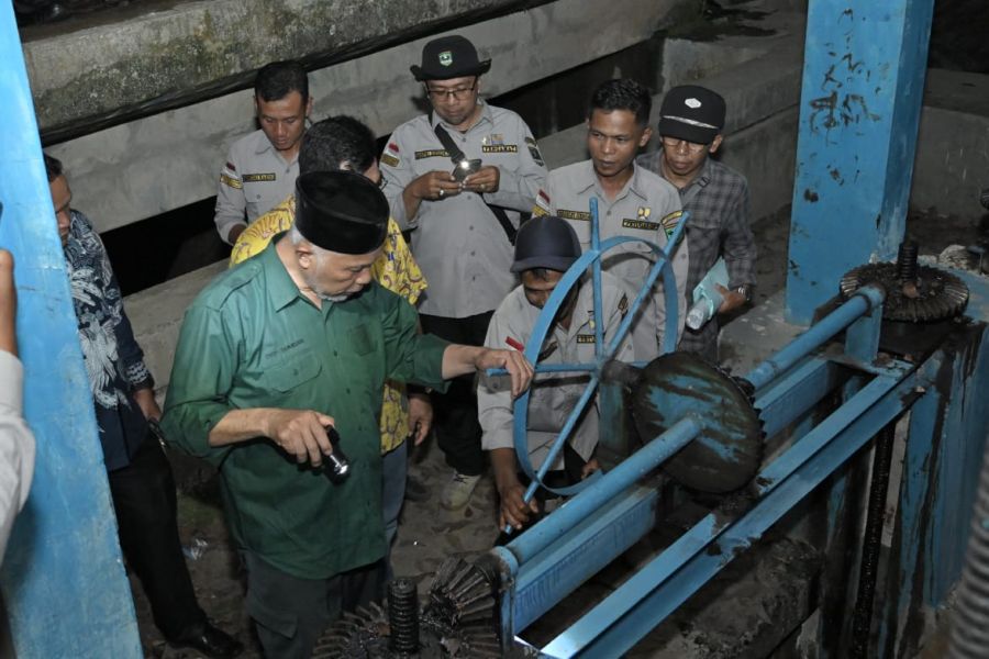 Bendungan Irigasi Koto Kandis Rusak, Langsung Diperbaiki Usai Ditinjau Gubernur Mahyeldi