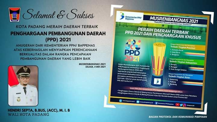 Berkah Ramadhan, Kongsi Covid Antarkan Pemko Padang Terima Penghargaan