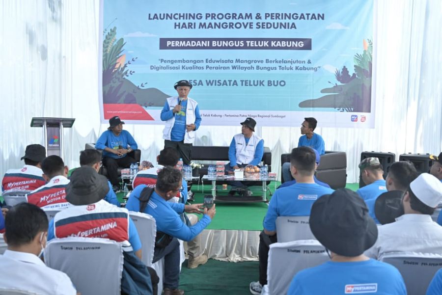 Bersepeda Motor ke Teluk Buo, Mahyeldi Apresiasi Perhatian Pertamina pada Masyarakat Pesisir Pantai