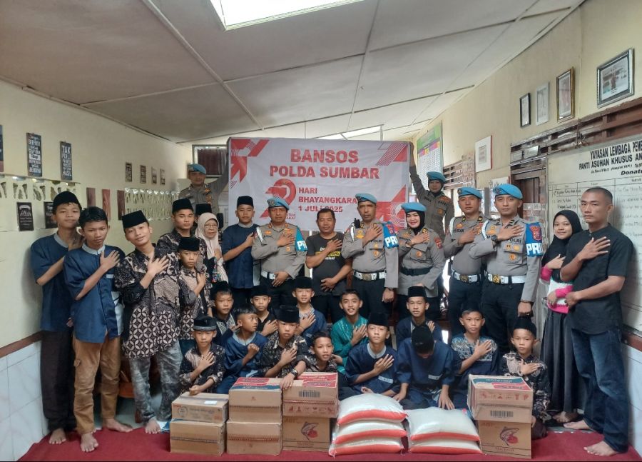 Bidpropam Polda Sumbar Salurkan Bantuan Sosial ke Panti Asuhan Anak Mentawai