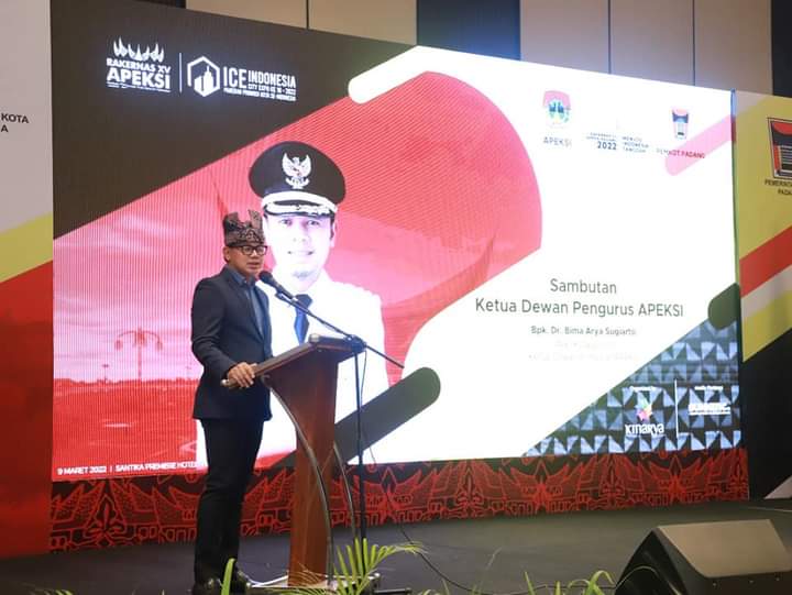 Bima Arya Launching ICE Apeksi 2022, Wako Hendri Septa: Momentum Peningkatan Ekonomi Warga Padang