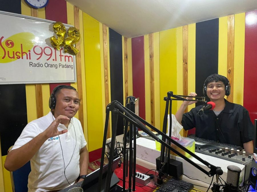 Biru Trisula: Talkshow Interaktif ICONNET Bersama Sushi FM, Perkenalkan Inovasi & Layanan di Sumbar 