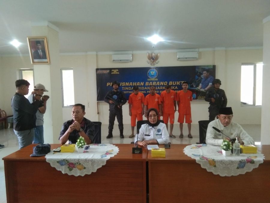 BNNP Musnahkan 2 Kg Narkotika Jenis Sabu dan 6 Ribu Butir Ekstasi