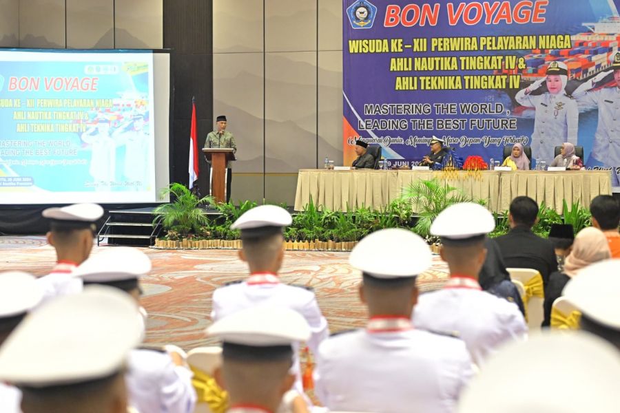 Bon Voyage XII Diikuti 54 Wisudawan, Gubernur Mahyeldi Apresiasi Konsitensi SMK Pelayaran Padang