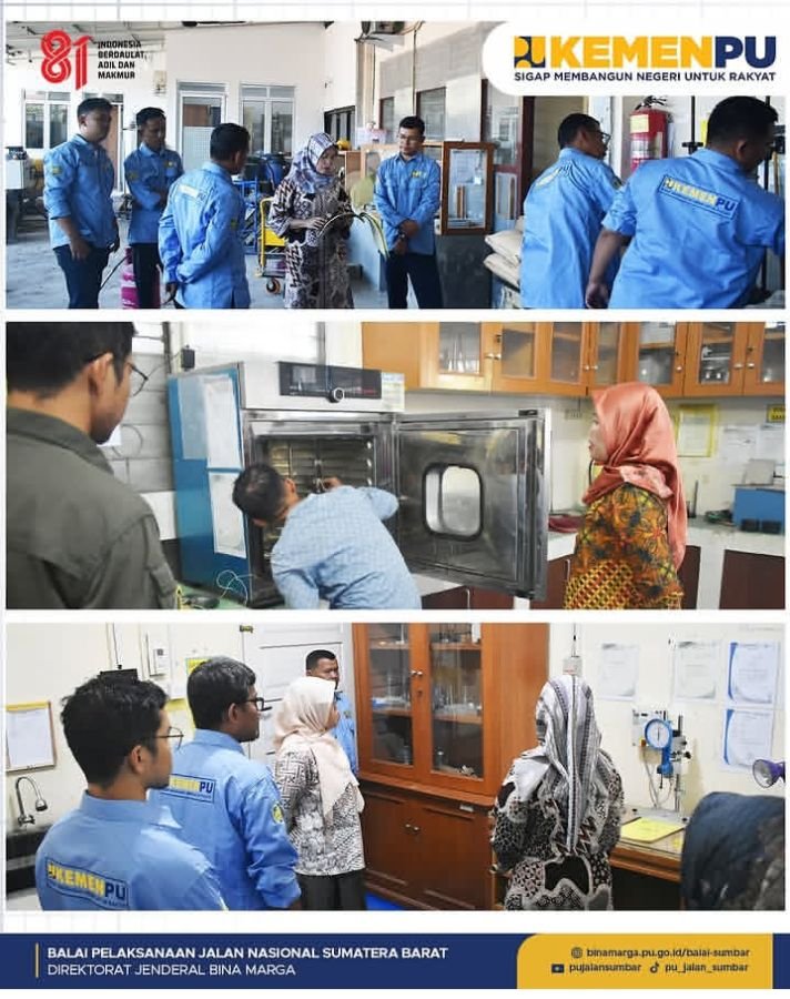 BPJN Sumbar Jalani Asesmen Surveilen KAN, Pastikan Mutu Laboratorium Pengujian