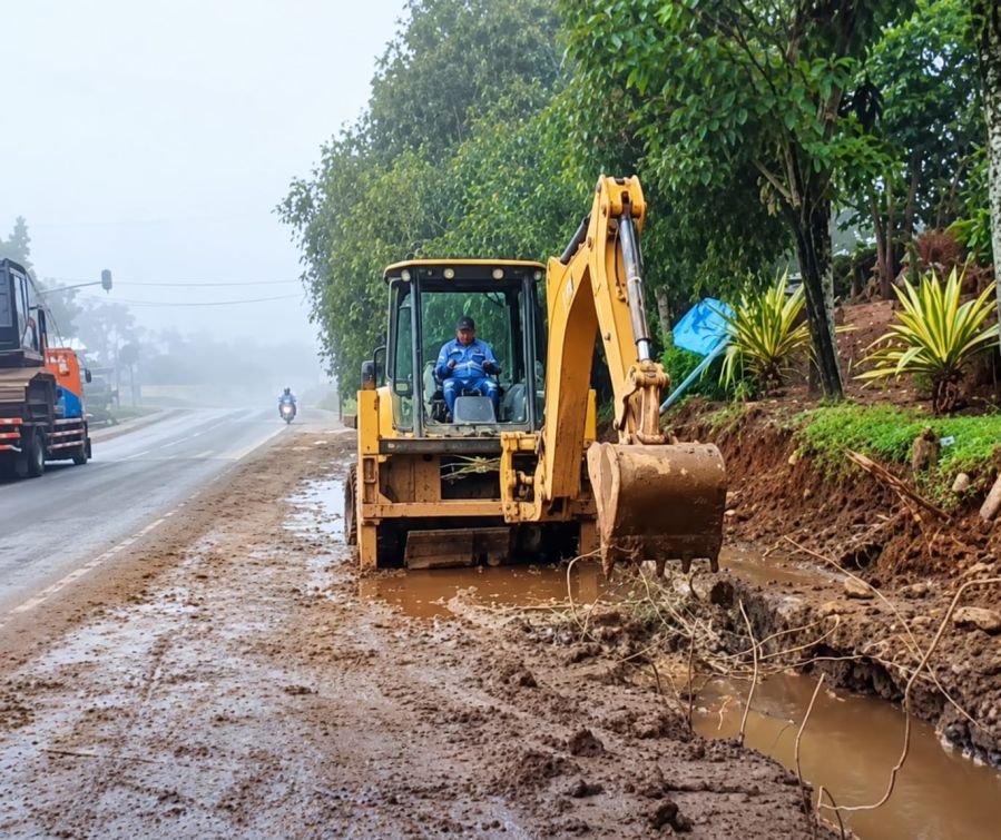 BPJN Sumbar Percepat Penanganan Galodo Kayu Aro, Sejumlah Alat Berat Dikerahkan