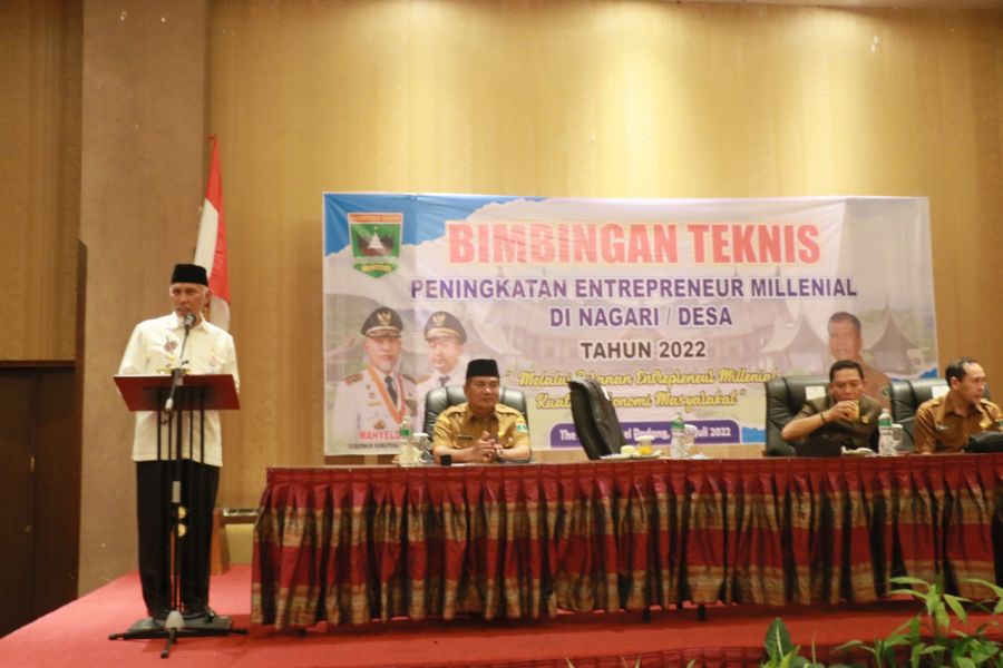 Bimtek Peningkatan Entrepreneur Millenial, Gubernur: Jadikan Sapi Pesisir Plasma Nutfah  Sumatera