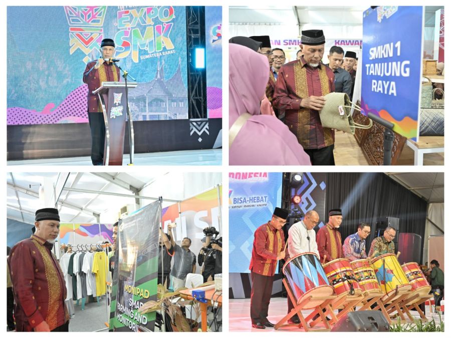Buka International SMK Expo, Gubernur Mahyeldi Yakini SMK sebagai Jawaban dalam Pembangunan Bangsa