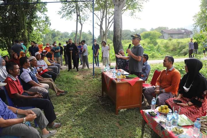 Buka Jalan Baru Akses Sekolah, Wako Hendri Septa Apresiasi Program Pra BBGRM Masyarakat Sungai Lareh
