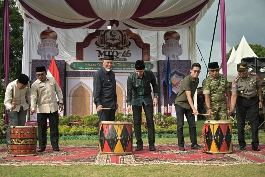 Buka MTQ ke-46 Kota Sawahlunto, Gubernur Ajak Masyarakat Bumikan Nilai-Nilai Al-Qur’an
