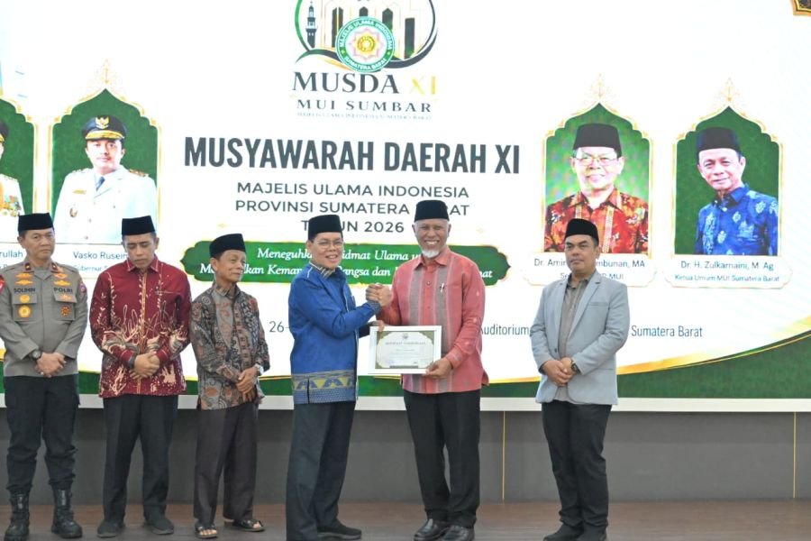 Buka Musda XI MUI Sumbar, Gubernur Mahyeldi Ajak Ulama Bersinergi Menjaga Nilai ABS-SBK