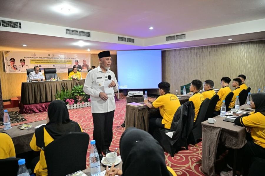 Buka Pelatihan Konten Digital di Bukittinggi, Mahyeldi Dorong Pemuda Sumbar Jadi Kreator Inovatif