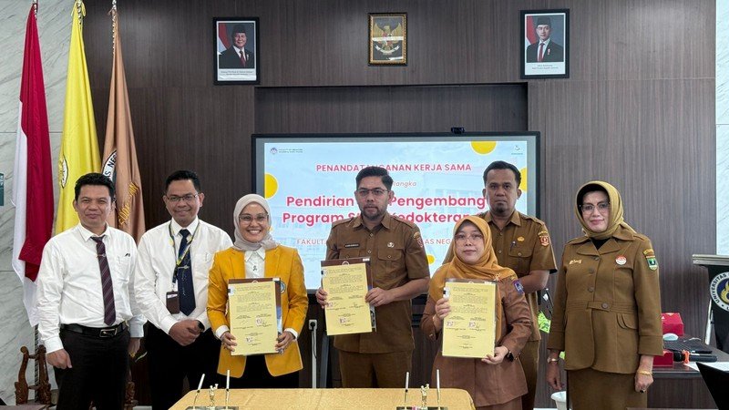 Buka Prodi S1 Kedokteran Gigi, UNP Jalin Kerja Sama dengan Lima RSUD dan Dinas Kesehatan