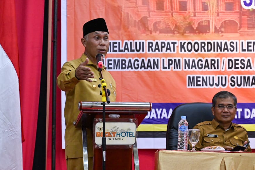 Buka Rakor LPM, Gubernur Mahyeldi Ingatkan Agar Selalu Bijak dan Hati-Hati dalam Mainkan Peran
