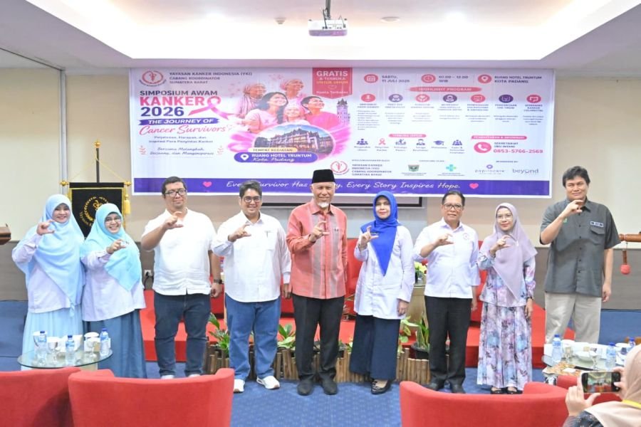 Buka Simposium Kanker 2026, Mahyeldi Dorong Gerakan Deteksi Dini Kanker Jadi Program Bersama