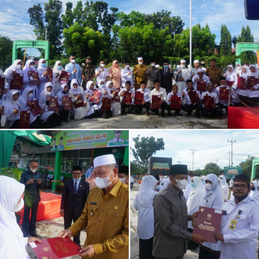 Bupati dan Forkopimda Hadiri Upacara Peringatan Hari Amal Bhakti Ke-76 yang Digelar Kemenag Pasbar