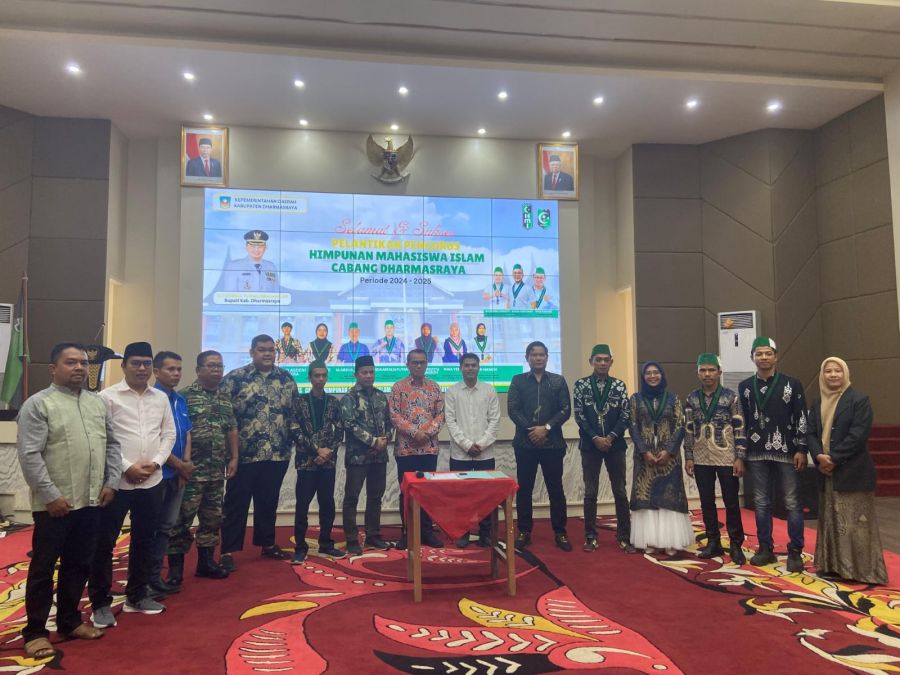 Bupati Dharmasraya Hadiri Pelantikan HMI Cabang Dharmasraya Periode 2024-2025