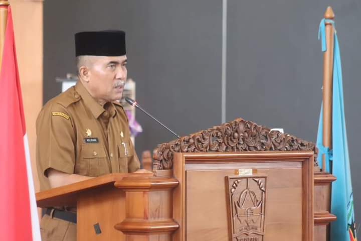 Bupati Dharmasraya Sampaikan Pendapat Terkait Nota Penjelasan DPRD Tentang 2 Ranperda Inisiatif DPRD