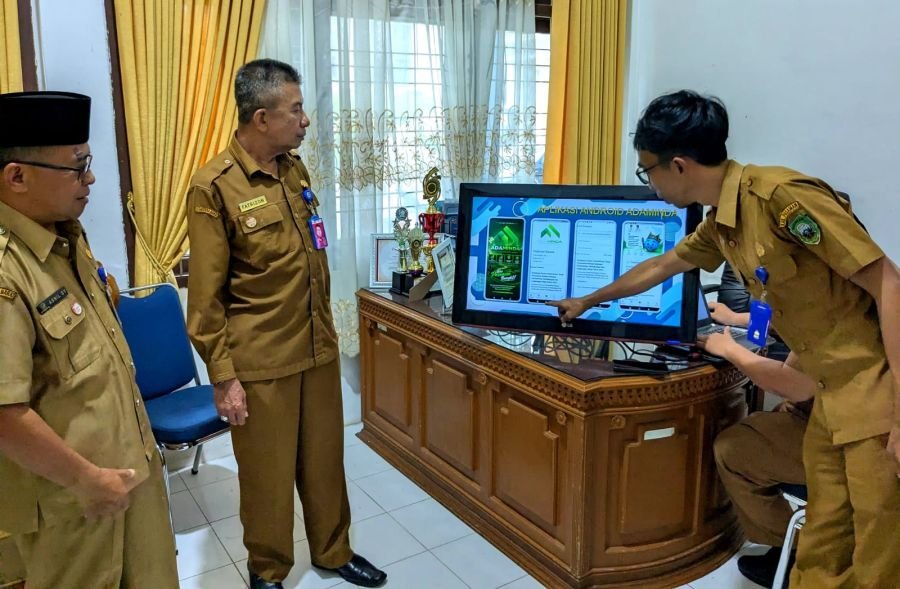 Bupati Welly Dorong Inovasi, Diskominfo Ciptakan Aplikasi Android ADAMINDA Untuk Data Pembangunan