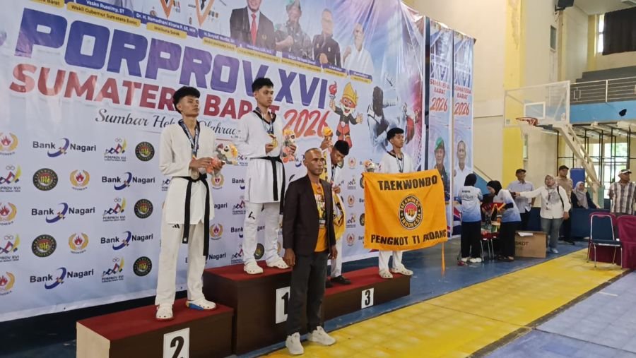 Cabang Taekwondo Sembahkan Medali Emas Pertama Untuk Pasaman